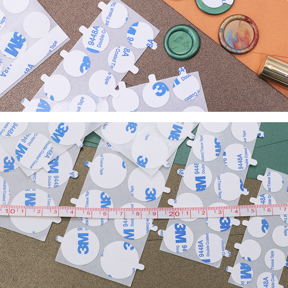 Sello de pintura al fuego 3M adhesivo de doble cara adhesivo sobre Etiqueta de sellado sello de pintura al fuego Etiqueta de invitación tarjeta sello de pintura al fuego