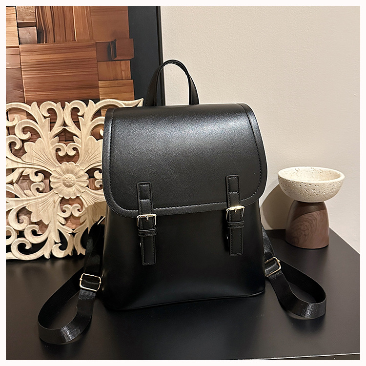 Women's Fashion Small Backpack High-End Commute Daypack Large Capacity Multiple Pockets Everyday Versatile Shoulder Bag