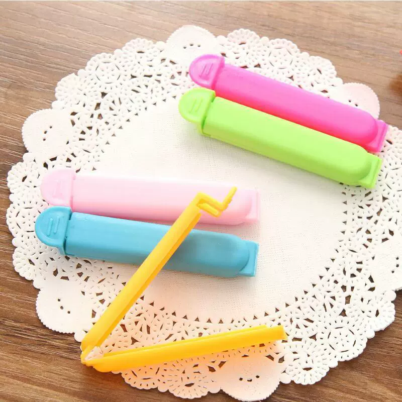 Креативный портативный пищевой пластик 7 см уплотнительный зажим для пакетов для закусок уплотнительный зажим для чая 11 см уплотнительный стержень