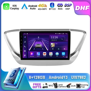 9 düym Modern 16-20 Solaris 2 Verna Android Naviqasiya GPS