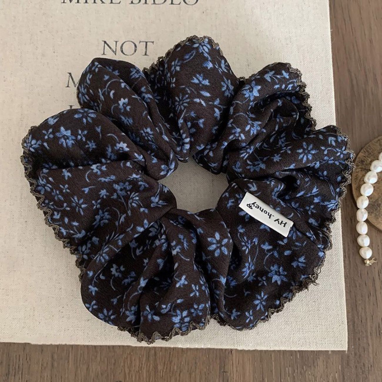 2026 nuevo estilo coreano super grande anillo de pelo intestino grande niñas de alto nivel de sensación de cabello de flores cuerdas de cabello de cordón de goma adornos para el cabello
