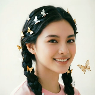 欧美风蝴蝶发夹无镍挂镀电泳保护工艺金色发夹迷你编发发夹豆豆夹
