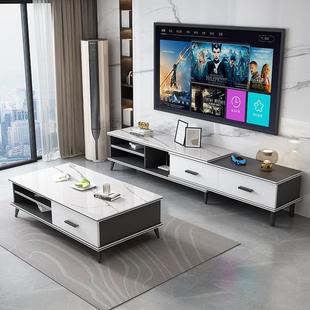 Простая современная мебель для гостиной доска поверхностная скальная панель текстура журнальный столик телевизионный шкаф небольшая квартира расширение телевизионное шкаф