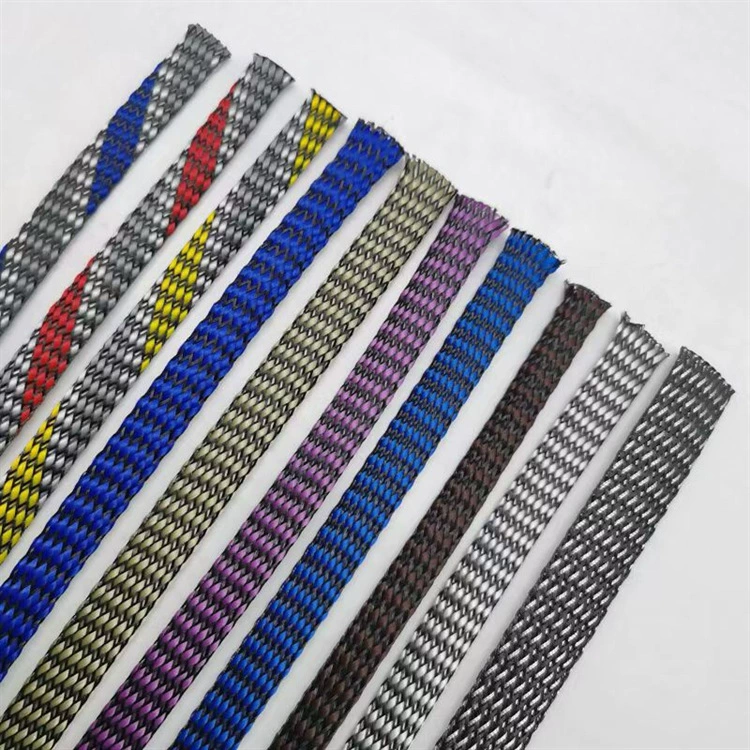 Черный высокопрочный мягкий нейлоновый кабель в оплетке из цветного хлопка с узором, однотонный, с узором, из ППС, гибкий, изоляционный