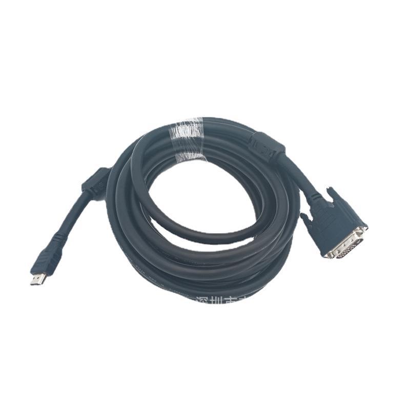 高清线 DVI(24+1)M/HDMI 插头镀金