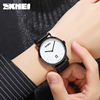 Men's swiss watch, waterproof quartz calendar, belt, simple and elegant design, genuine leather