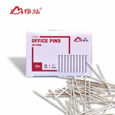 Mu can< 10 box-packed> MC-0016 Pin Handmade straight pin Metal fixed needle