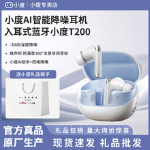 小度T200入耳式蓝牙耳机]ANC主动降噪运动无线耳机长续航同声翻译