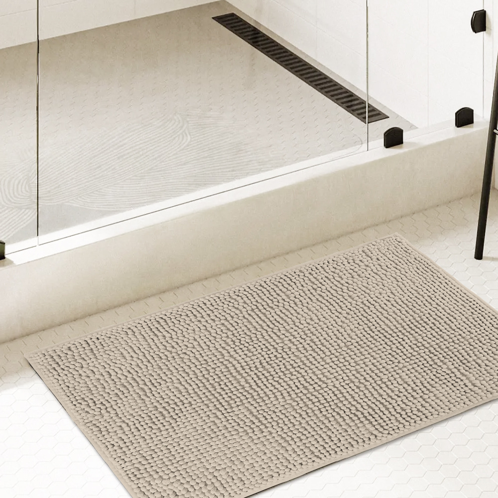 45*70 chenille piso Mat hogar Baño absorbente Mat puerta Mat transfronteriza Venta caliente Hotel Puerta Mat puerta pie