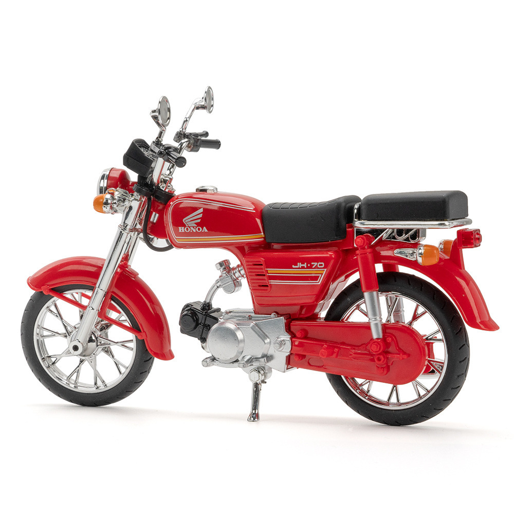 Huayi modelo de coche de aleación 1: 10 jialing JH-70 motocicleta luz de sonido coche de juguete modelo de música colección de decoración