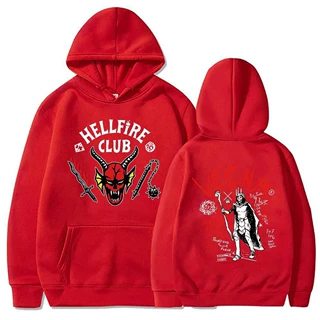 【跨境欧码】stranger things Hellfire Club 怪奇物语连帽卫衣运