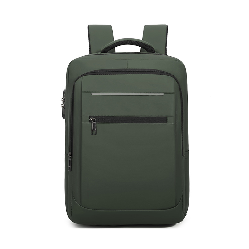 Transfronterizo nuevo estilo 2024 mochila recargable USB de negocios para hombres antirrobo de gran capacidad mochila para computadora de 16 pulgadas al por mayor