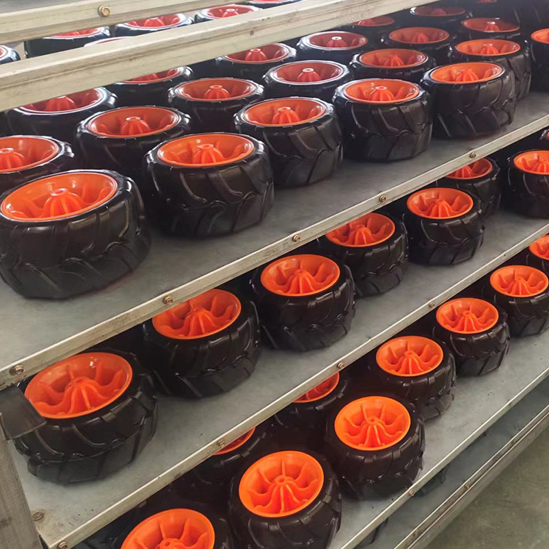 现货销售游艇支架轮8*3发泡轮制作钓鱼车 折叠车 布兜车轮子