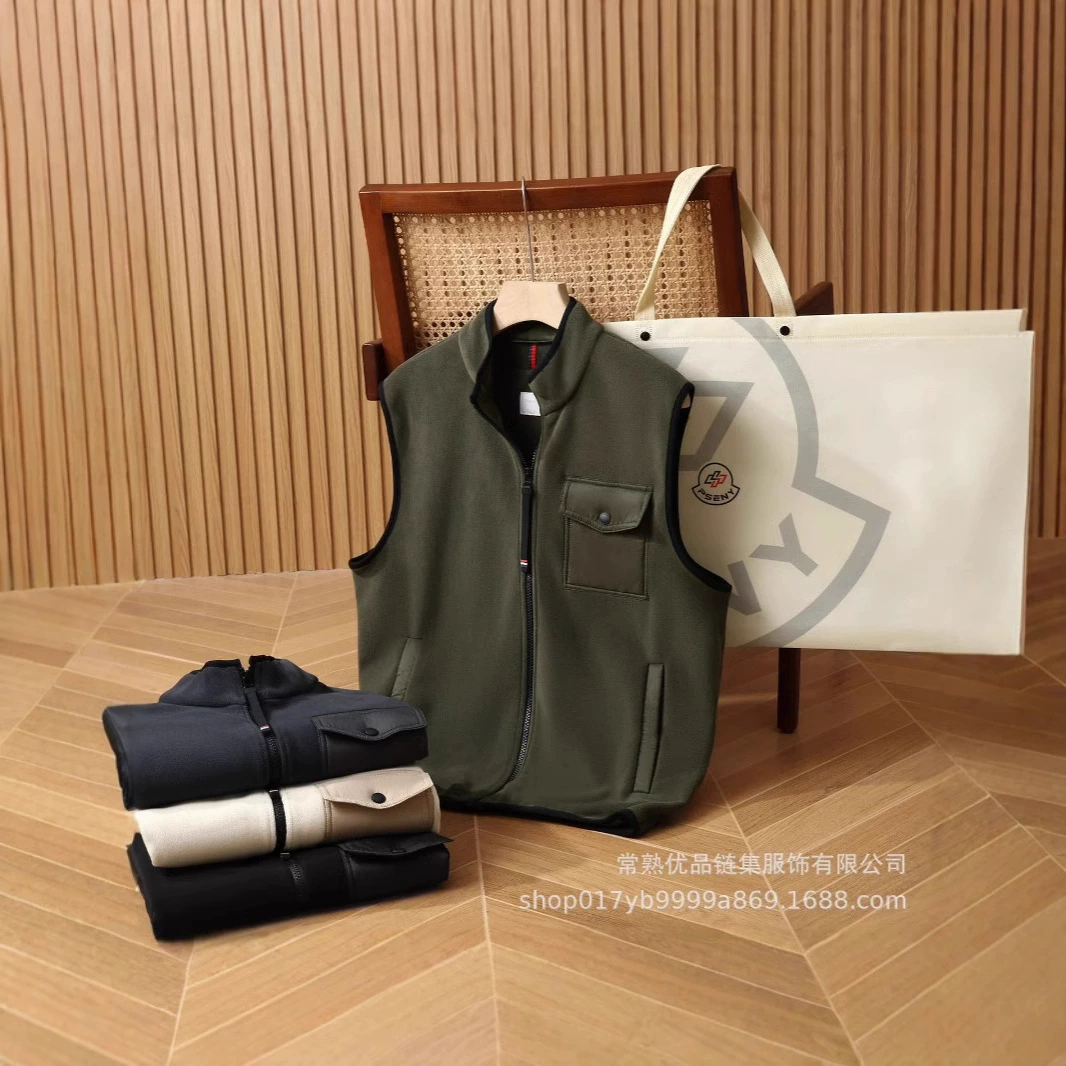 Легкая роскошь в европейском стиле! Новый весенне-осенний двусторонний австрийский флисовый жилет для пар с карманами, новый универсальный повседневный предмет одежды.