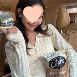 韩系米白色长袖polo领针织衫女早秋温柔风修身显瘦绝美上衣图片色