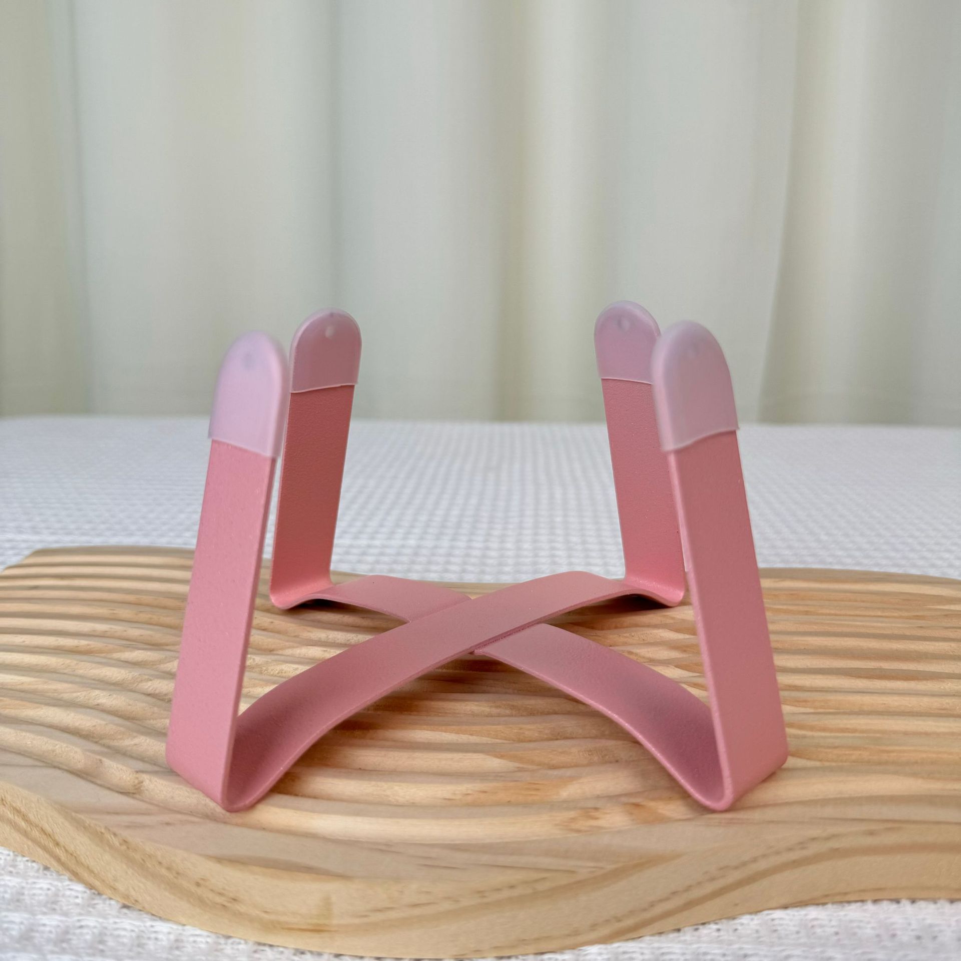핑크 9cm 높이 증가 철제 프레임 [미끄럼 방지 커버 포함]