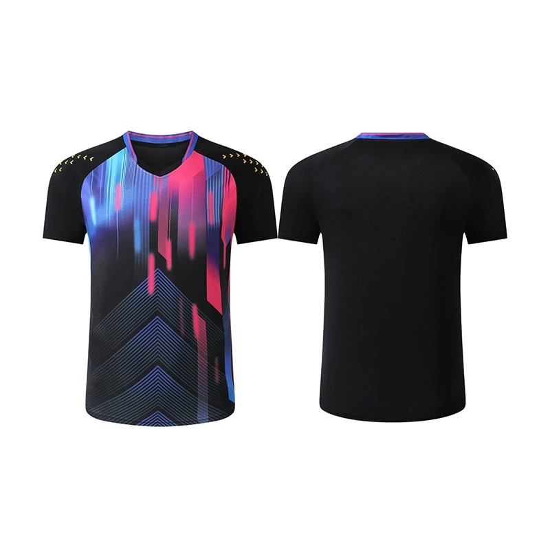 Set for men and women for table tennis, sports suit, quick dry football uniform for training, with short sleeve