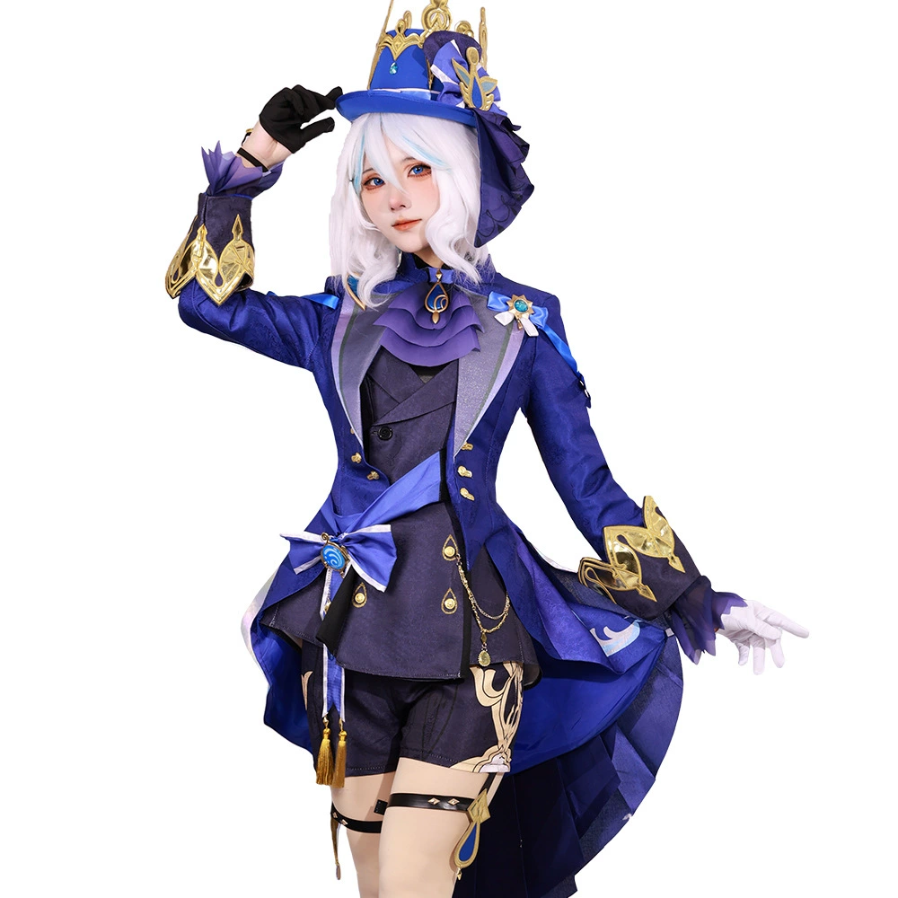 Wusu Yuanshen косплей Funna Wild Form Blackfu Game Anime Server Water Gods Godfalos cos service girl