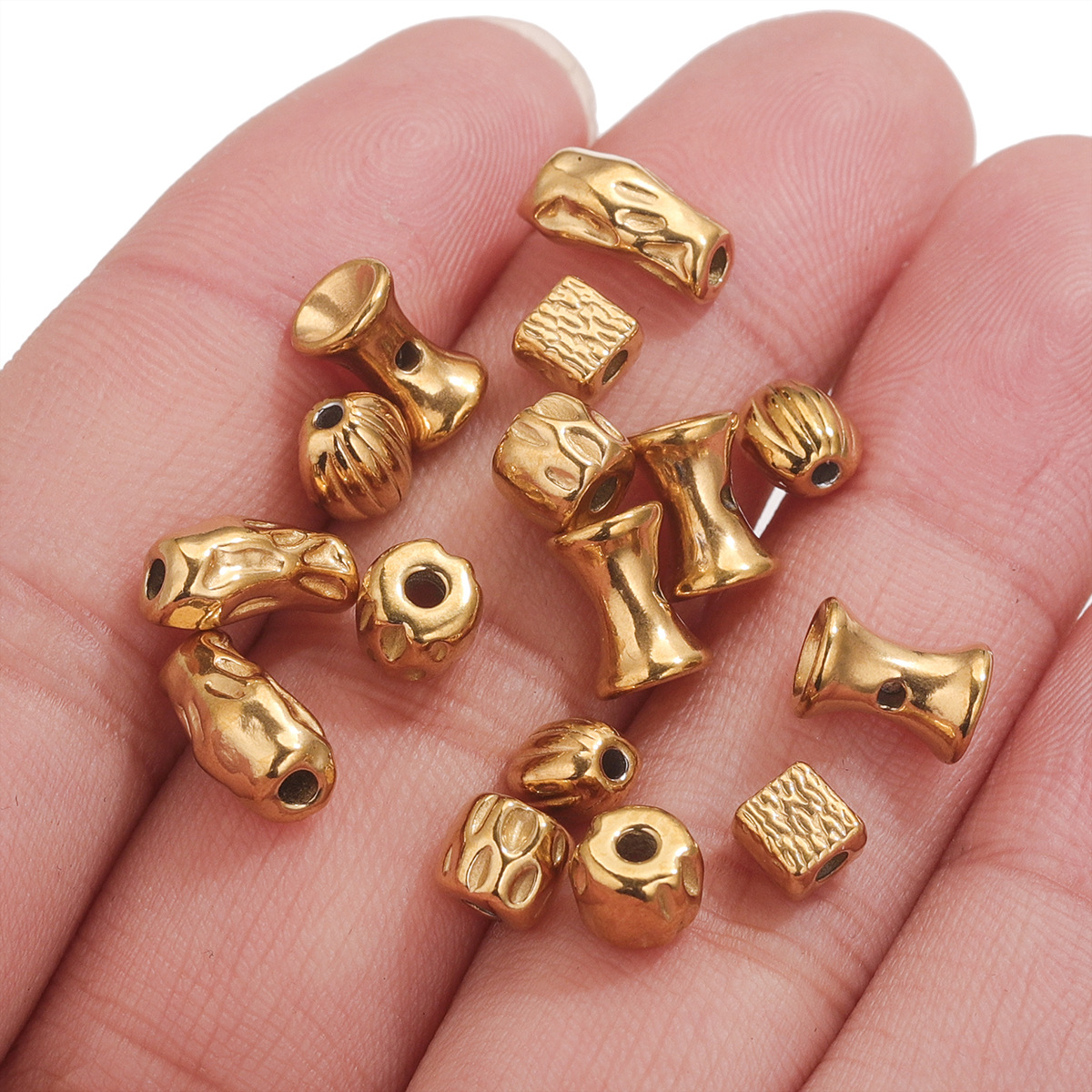 None Bag Accessories Type 1 Piece 304 Stainless Steel Geometric DIY Jewelry Accessories Beads Spacer Bars