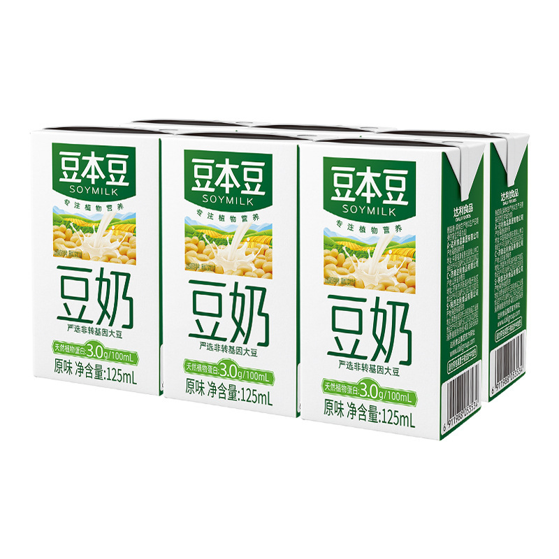 豆本豆原味豆乳豆香濃厚味純粋最近日付正規品独立包装125ml * 20箱|undefined