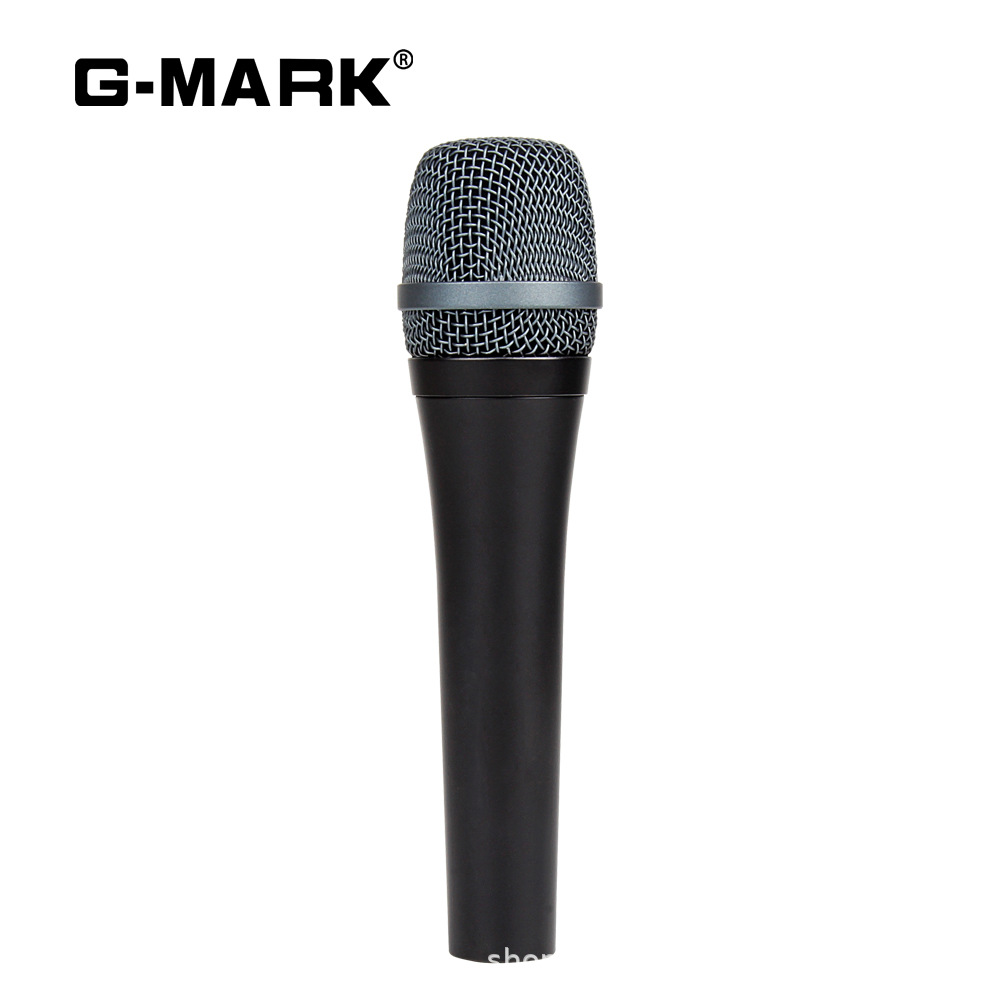 G-MARK professional household KTV stage wired microphone karaoke anti-howling microphone singing moving coil microphone