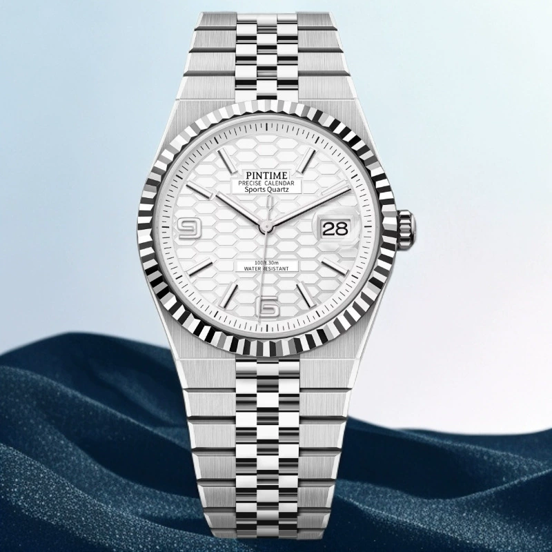 Swiss watch stainless steel, waterproof quartz watches, custom-made, (Cross-border trading)