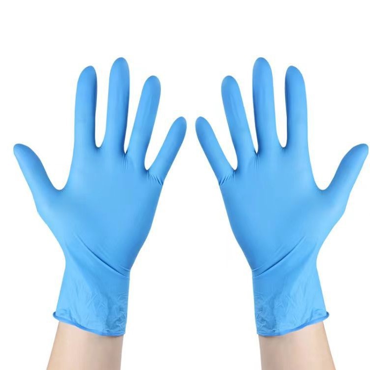 丁腈手套干活加厚防滑耐磨防护黑色手套