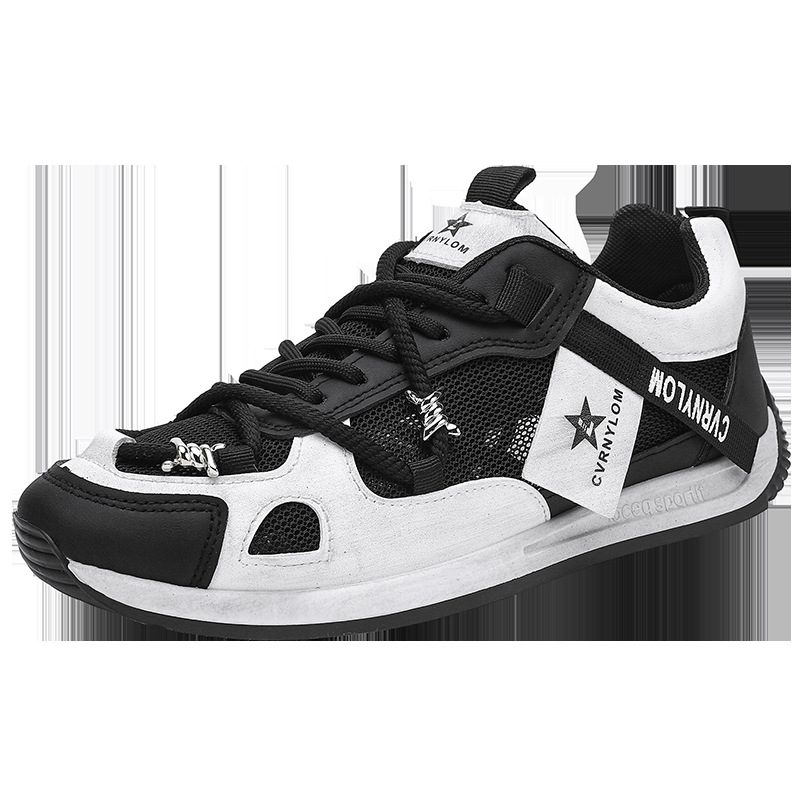 Zapatos de hombre 2026 nueva malla de verano transpirable tendencia multifacé ocio juvenil correr deportes zapatos Gump