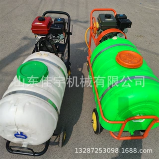 牛场消毒喷雾机自动卷管电动打药机 三轮车带喷药机