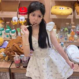 夏季新款氛围感绝美甜辣妹飞袖连衣裙仙女碎花蓬蓬蛋糕裙吊带短裙
