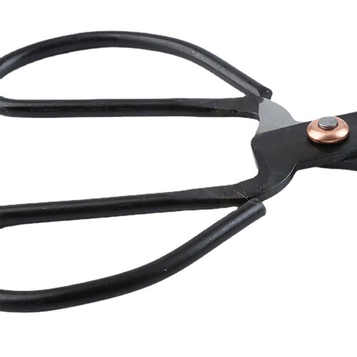 Factory wholesale sharp and convenient black No. 1 civilian scissors, household large scissors, cloth scissors, fish head scissors, bird beak scissors