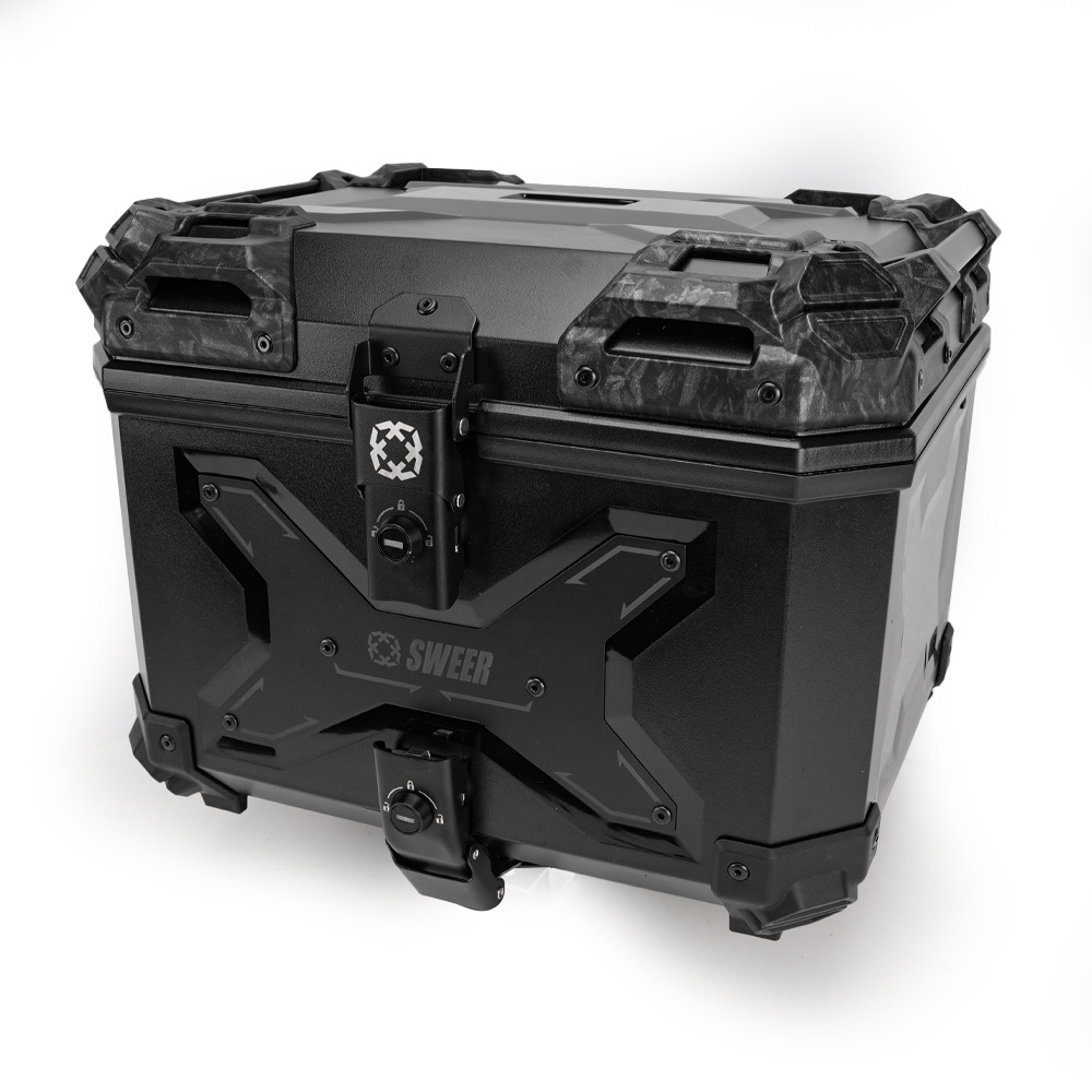 SWEER's new 45L motorcycle ABS plastic tail box, large-sized quick-release electric vehicle tail box No. 9