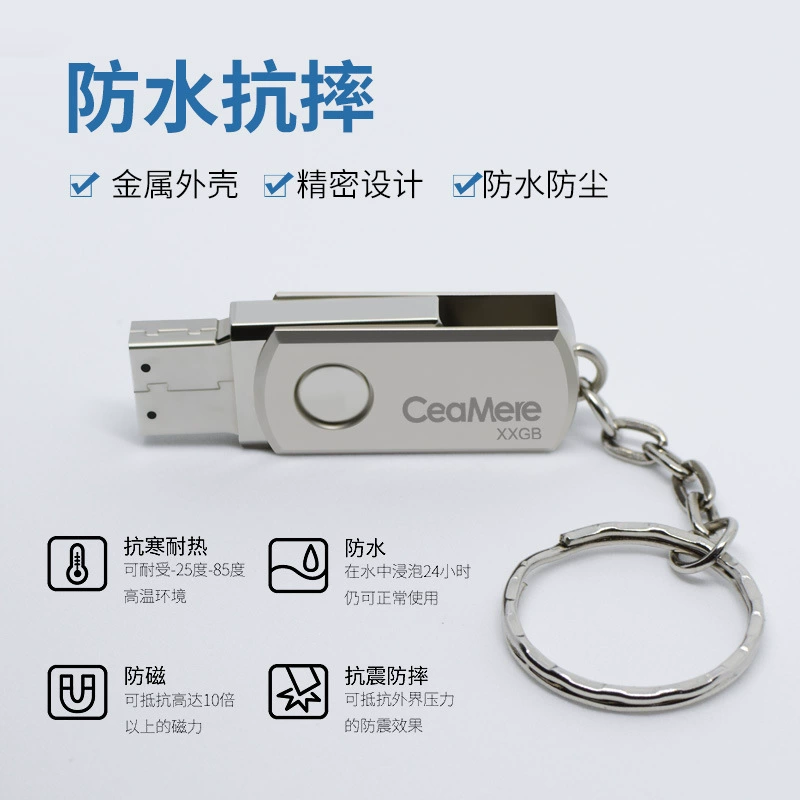 Металлический USB-флеш-накопитель, оптовая продажа, подарок на день рождения, 8 ГБ, 16 ГБ, 32 ГБ, 64 ГБ