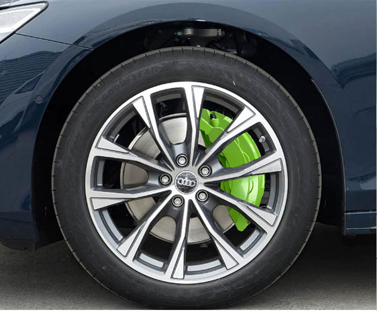 Suitable for 26 models of Audi A5 B10 aluminum alloy brake caliper covers, A6 C9 wheel hub modification, caliper color change