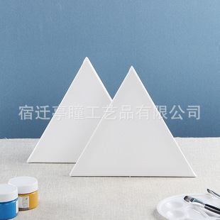 Triangular Oil Painting Frame Special-shaped Picture Frame Cotton Cloth with Canvas Frame Pure Cotton Canvas Frame Blank Picture Frame