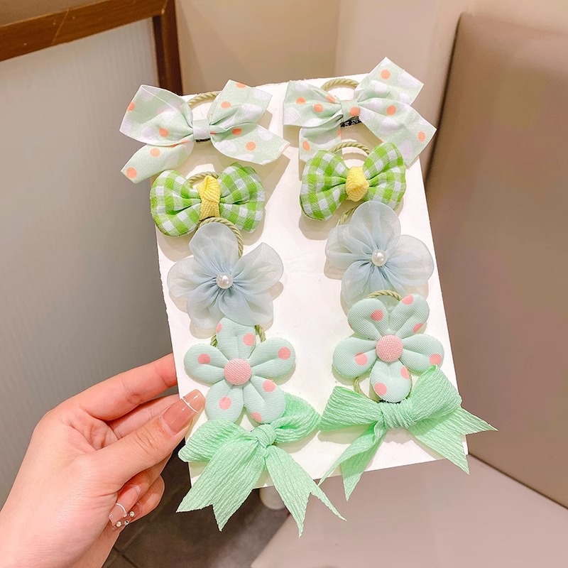 Caricatura encantadora anillo de pelo pulgar no daña el cabello de los niños correa de correa pequeña cuerda de cabello para niñas cuerda de cabello