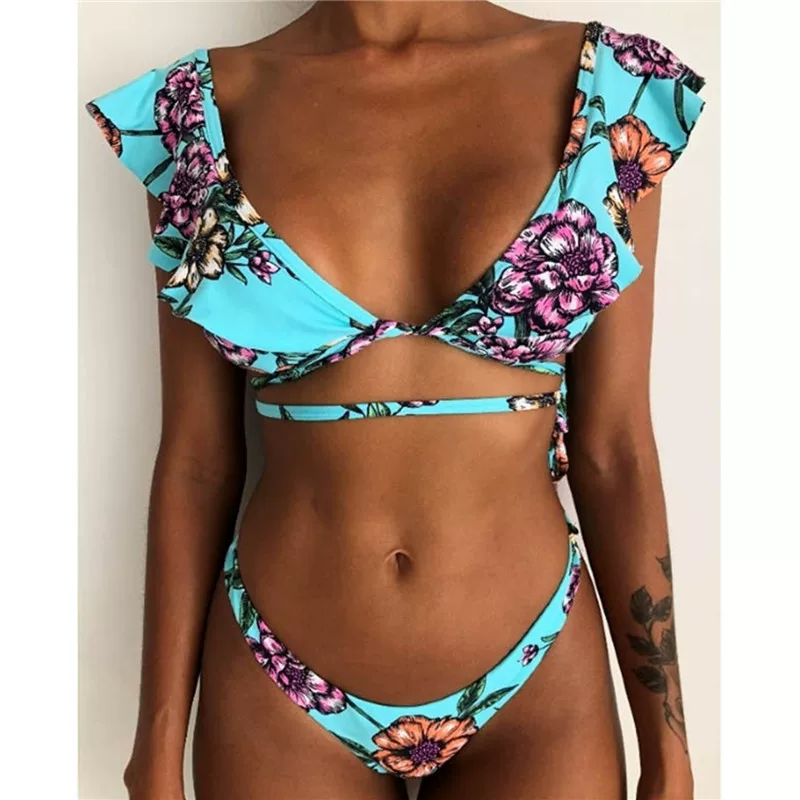 Split swimwear, European style, Amazon