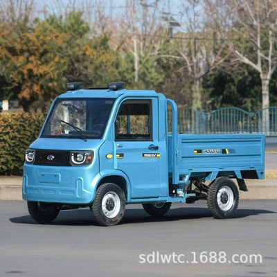 Four-Wheel Electric Vehicle for Agricultural Use, Cargo Transport, Dual-Use Gasoline-Electric Pickup Truck, Cross-Border Export Electric Scooter, Electric Motorcycle
