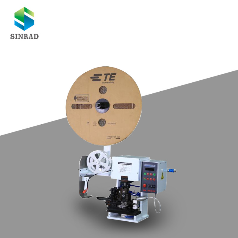 全自动连剥带打端子机多芯线压接机压线剥皮打端一体机