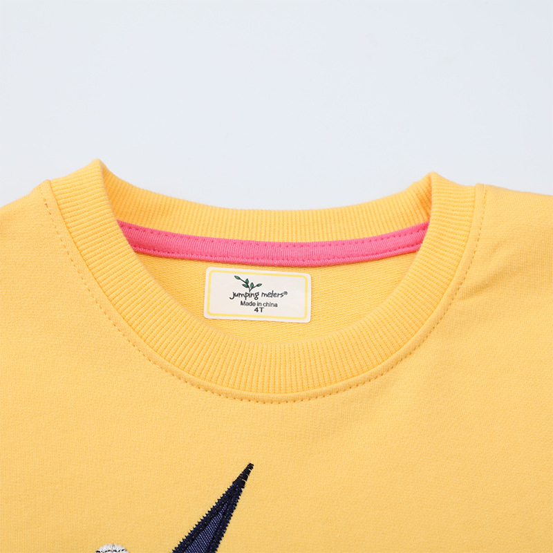 2023 otoño nueva ropa para niños pequeños y medianos niños y niñas suéter manga larga cuello redondo Jersey bebé camisa de fondo envío al por mayor