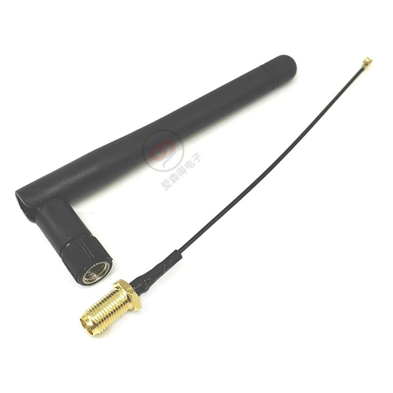Оптовая продажа двухдиапазонной антенны 2.4G Wi-Fi/5.8G черного цвета с высоким коэффициентом усиления для 4G GSM и 5G