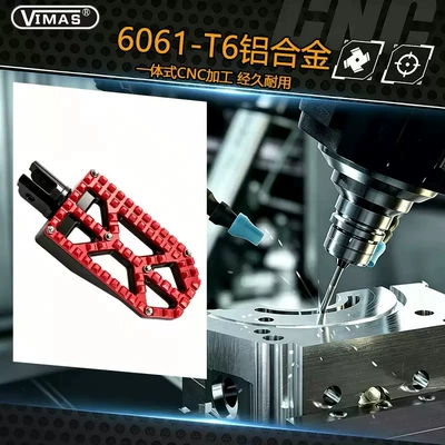 Motorcycle pedals, Two-Tone Front and Rear Footrests Suitable for