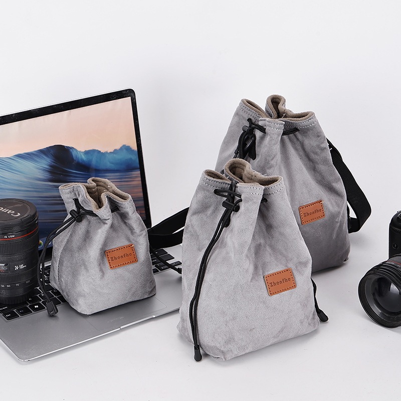 Micro Single Protective Cover SLR Sleeve for Nikon Canon Sony Fuji Portable Lens Camera Bag
