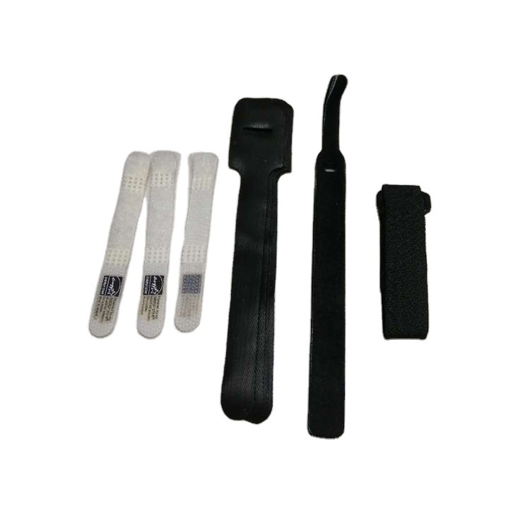 自粘理线带 魔术贴粘式扎带 背靠背P型10*150mm数据线收纳带