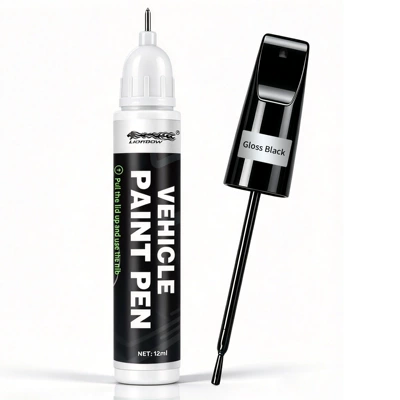Repair Pen Pearl White Scratch Avtomobil boya qələmləri - 12ml-car-touch-up-pen-gloss-black