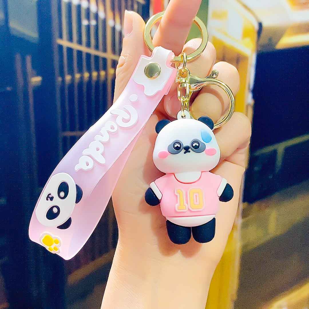 Muñeca de dibujos animados goteo llavero bolsas escolares exquisitas para hombres y mujeres colgantes para agarrar muñecas colgantes para el mercado nocturno regalos al por mayor
