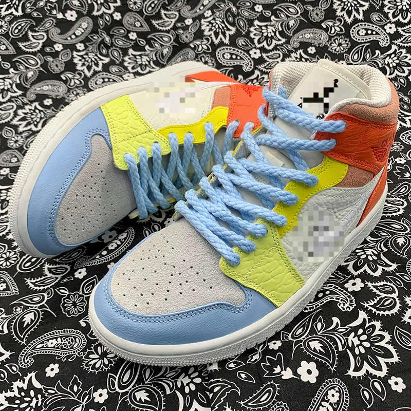 Шнуры для обуви Air Jordan 1 Nike Air Force 1, тканые, длина 120–180 см, разноцветные