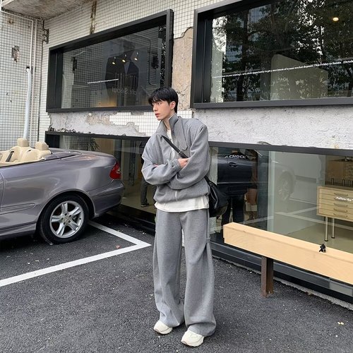 Men's Outdoor Sports Casual Fashion Brand Jacket & Pants Set—Stylish, Trendy, and Cool Outfits Perfect for Any Look