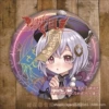 Qiqi-58mm Silver Onion Double Flash Badge