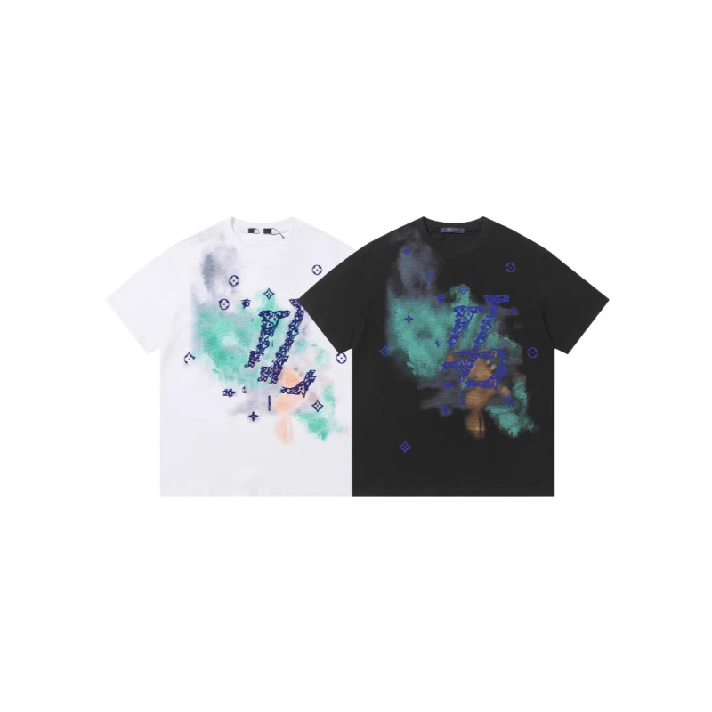 Correct Version of L Family Short-Sleeved T-Shirt 2025 Summer Trendy Brand Logo Printing Luxury Trendy Men and Women Same Style L Family Trendy Brand Correct Version of L Family Short-Sleeved T-Shirt 2025 Summer Trendy Brand Logo Printing Luxury Trendy Men and Women Same Style L Family Trendy Brand